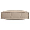 vidaXL Kissen Taupe 60 x 60 x 12 cm Oxford-Stoff
