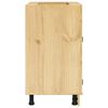 vidaXL Schrank SKI Honigbraun 60 x 46 x 81,5 cm Massives Kiefernholz