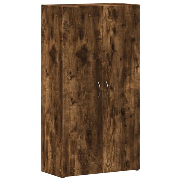 vidaXL Aktenschrank R&auml;uchereiche 60x32x115 cm Holzwerkstoff