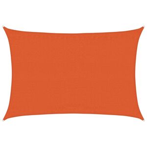 vidaXL Sonnensegel 160 g/m&sup2; Orange 3,5x4,5 m HDPE
