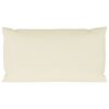 vidaXL Palettensofa-Auflagen 3 Stk. Creme Stoff