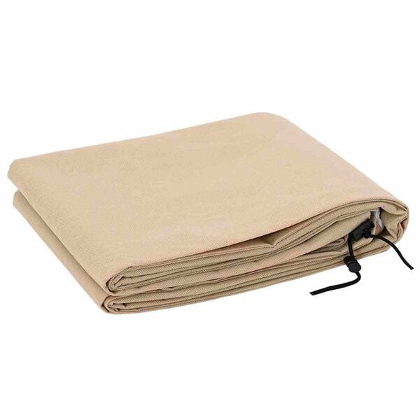 vidaXL Frostschutzpflanzenfleeceabdeckungen 5 pcs Beige 1,55 x 1 m