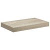 vidaXL Schwebende Wandregale 2 Stk. Eichefarben 40x23x3,8cm MDF
