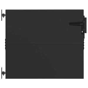 vidaXL Gartentor 85 x 100 cm Pulverbeschichteter Stahl Abschlie&szlig;bar