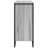 vidaXL Sideboard Grau Sonoma 97x32,5x74,5 cm Holzwerkstoff