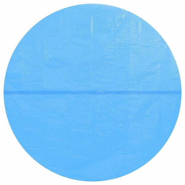 Runde Pool-Abdeckung PE Blau 549 cm