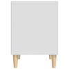 vidaXL Nachttische 2 Stk. Weiß 40x35x50 cm