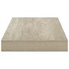 vidaXL Schwebende Wandregale 2 Stk. Eichefarben 50x23x3,8cm MDF