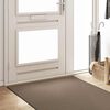 vidaXL Fu&szlig;matte Beige und Schwarz 120 x 400 cm Polypropylen und Vinyl