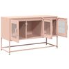 vidaXL TV-Schrank Rosa 100,5x39x60,5 cm Kaltgewalzter Stahl