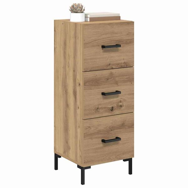 vidaXL Sideboard Artisan-Eiche 34,5 x 34 x 90 cm Holzwerkstoff