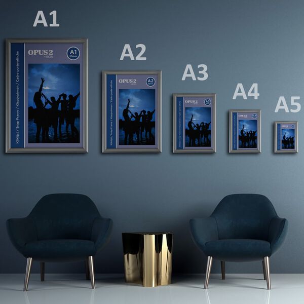 Europel Klapprahmen A1 25 mm Aluminium