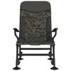 vidaXL Angelstuhl mit Armlehnen Klappbar Tarnmuster