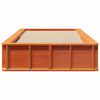 vidaXL Bettrahmen Wachsbraun 75 x 190 cm Massives Kiefernholz