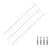 vidaXL Sicherheitsgitter f&uuml;r Fenster mit 3 Querstangen 63-114 cm