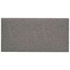 vidaXL Wandkopfteilen 12 Stk. 30 x 15 cm Hellgrau Stoff