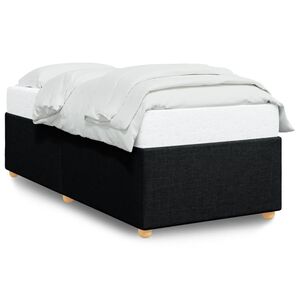 vidaXL Bettgestell ohne Matratze Schwarz 90x190 cm Stoff