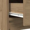 vidaXL Sideboard mit Schubladen Artisan-Eiche 71x35x84cm Holzwerkstoff