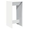 vidaXL Bartisch Wei&szlig; 51x50x103,5 cm Holzwerkstoff