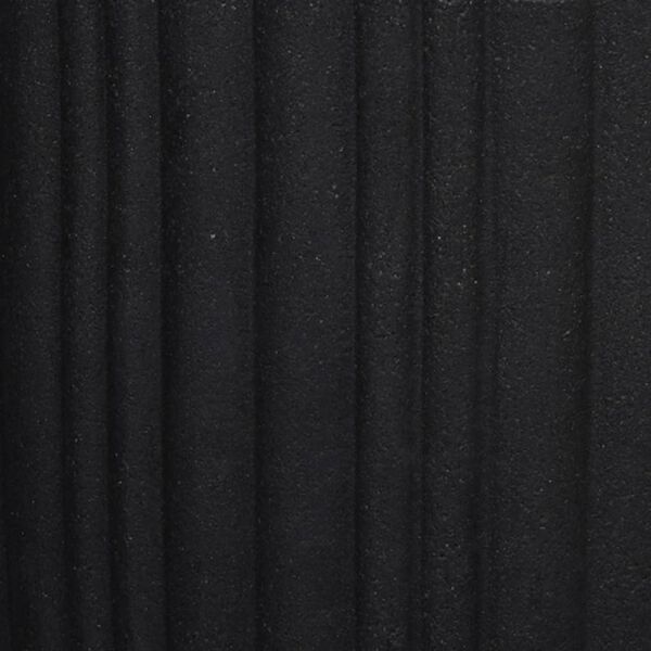 Capi Blumentopf Urban Tube Rund 35x34 cm Schwarz KBLT932