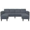 vidaXL Sofa Set Dunkelgrau Samt