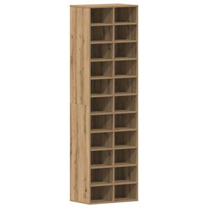 vidaXL Schuhschrank Artisan-Eiche 54x34x183 cm Holzwerkstoff