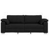 vidaXL Sofa Schwarz 219 x 80 x 82 cm Stoff