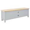 vidaXL TV-Schrank Grau 120&times;30&times;40 cm Holz