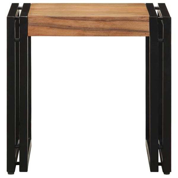 vidaXL Couchtisch Braun 40 x 40 x 38 cm Massivholz Akazie