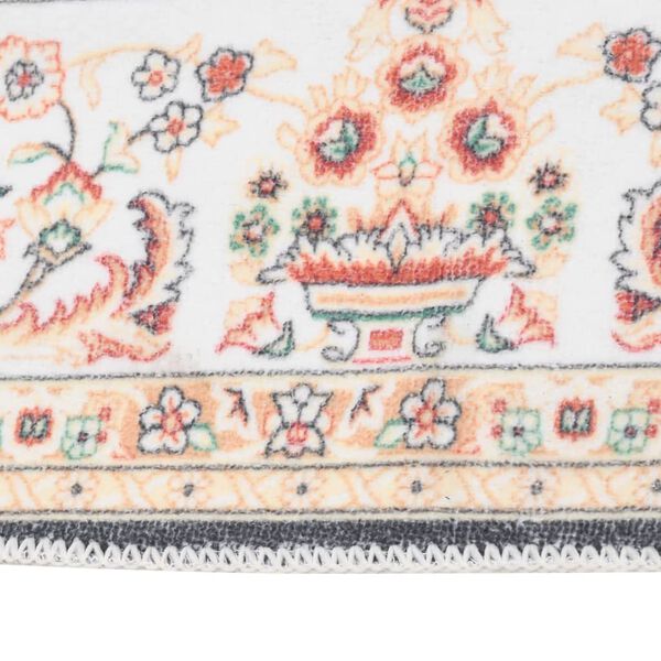 vidaXL Teppich Bedruckt Waschbar Faltbar Bunt 200x300 cm Polyester