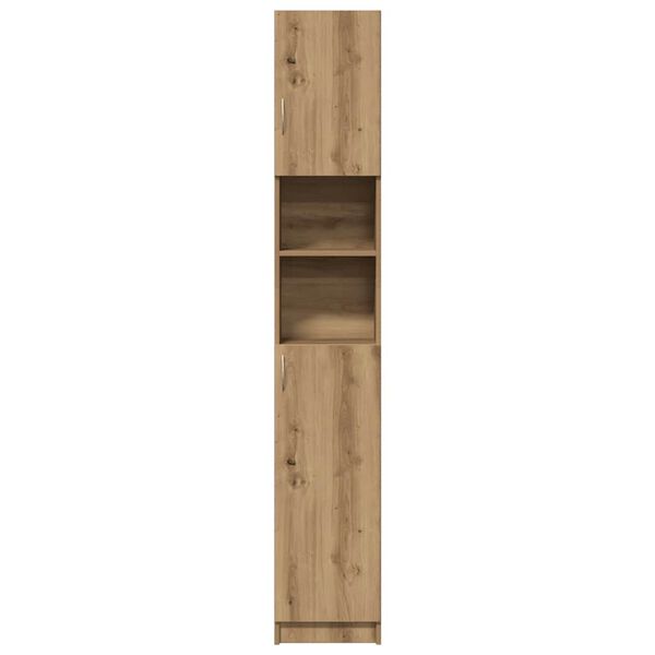 vidaXL Badezimmerschrank Artisan Oak 32x25,5x190 cm Holzwerkstoff