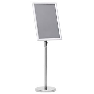 vidaXL A3-Plakatst&auml;nder Silbern Aluminiumlegierung