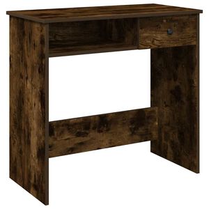 vidaXL Schreibtisch R&auml;uchereiche 80x40x75 cm Holzwerkstoff
