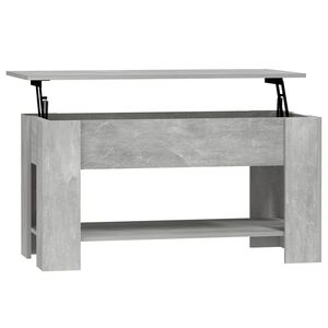 vidaXL Couchtisch Betongrau 101x49x52 cm Holzwerkstoff