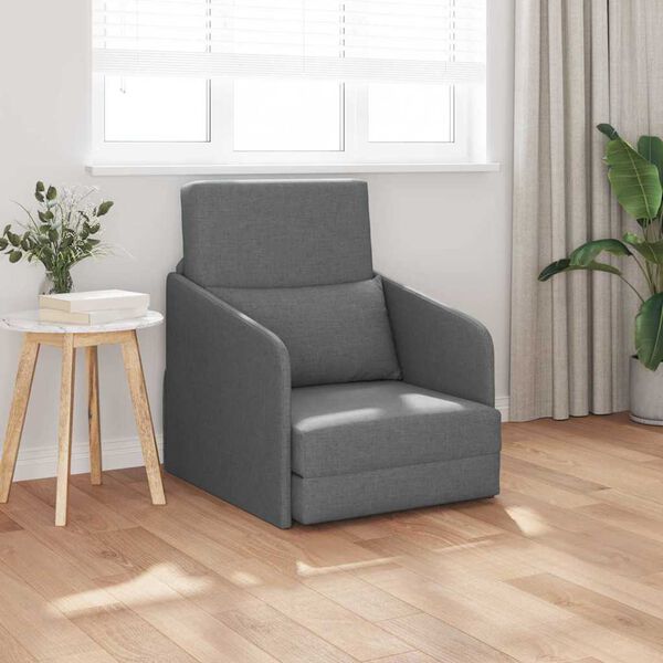 vidaXL Schlafsofa Dunkelgrau 65 x 80 x 83 cm Samt