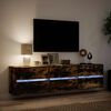 vidaXL TV-Wandschrank mit LED R&auml;uchereiche 180x31x45 cm