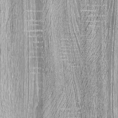 vidaXL Mikrowellenumbauschrank Grau Sonoma 60x57x207 cm Holzwerkstoff