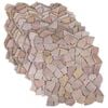 vidaXL Mosaikfliesen Rot 30 x 30 cm Marmor