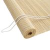 vidaXL Rollo Natur 130 x 220 cm Bambus