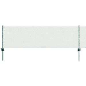 vidaXL Zaun mit Pfosten Gr&uuml;n