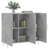 vidaXL Sideboard Betongrau 90x34x80 cm Holzwerkstoff