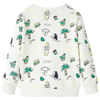 Kinder-Sweatshirt Helles Ecru 116