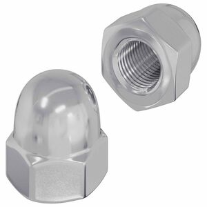 vidaXL Sechskant-Eichelmuttern 2 pcs Silber M8 Metall