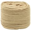 vidaXL Bootsseil 5 mm 25 m Natur