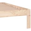 vidaXL Massivholzbett 150x200 cm