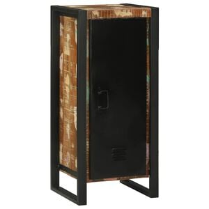 vidaXL Badezimmerschrank mit Regal Braun Massives upgecyceltes Holz