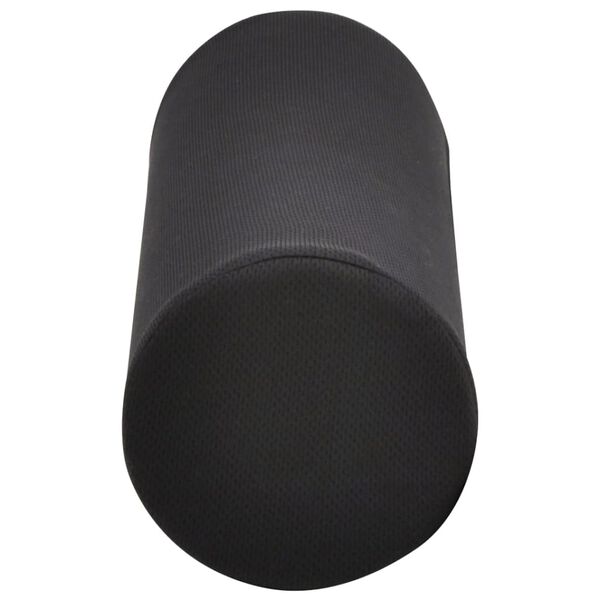 DESQ Lendenwirbel-Rollkissen Rund Schwarz