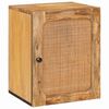vidaXL Badezimmer H&auml;ngeschrank Braun 38 x 33 x 48 cm Massivholz Mango