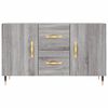 vidaXL Sideboard Grau Sonoma 100x36x60 cm Holzwerkstoff