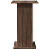 vidaXL Bartisch mit Ablagen Braun Eiche 60x60x102 cm Holzwerkstoff
